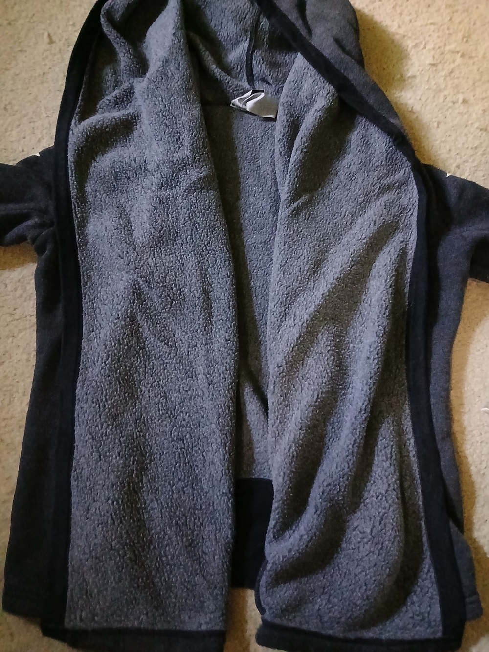 Hard Tail Princess Hoodie Cardigan ozy Hooded Fleece Cardigan - Gray